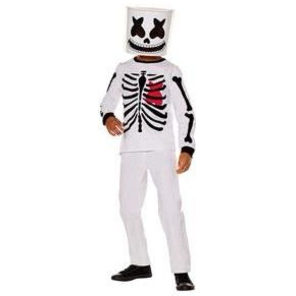 DJ Marshmello Costume KIDS XL NWT - Picture 1 of 5